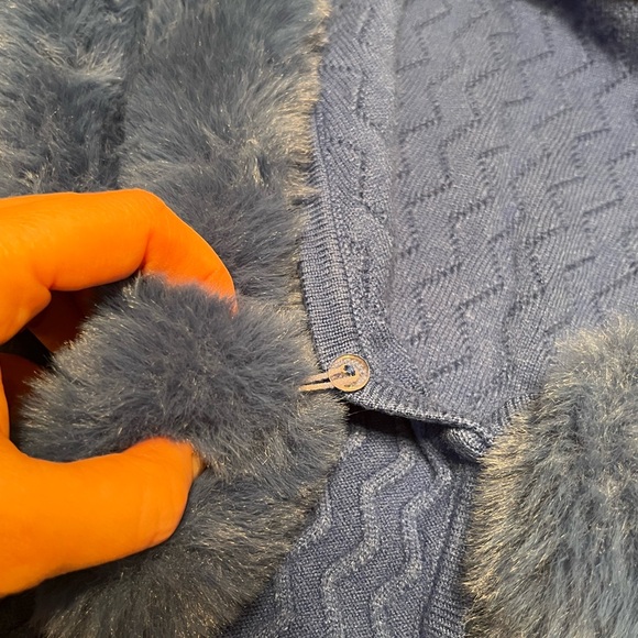 House of Sunny Peggy Cardigan Blue - Picture 12 of 14